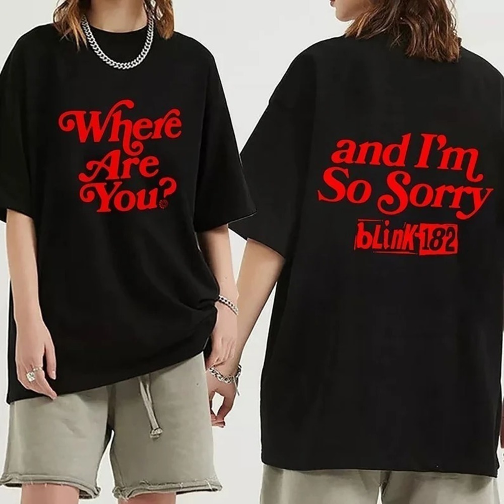 Blink182 Coachella Shirt Blink182 Tour 2 Sided Tshirt